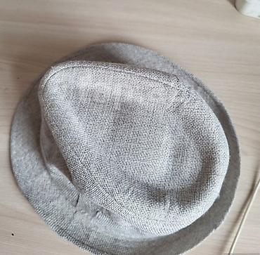 xuliqanka papaq: Boz rəngli fedora tipli şlyapa - Material: nazik, nəfəs alan toxunma — 2