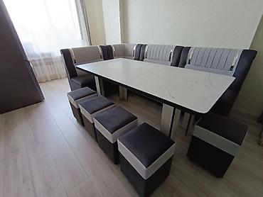 study table: Кухонный стол и стул, Новый, Самовывоз, цвет - Серый — 6