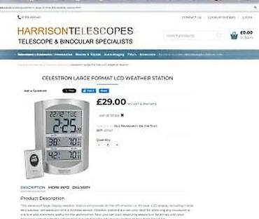 Merači vlage: Celestron Large Format LCD Weather Station – bežična meteorološka — 11