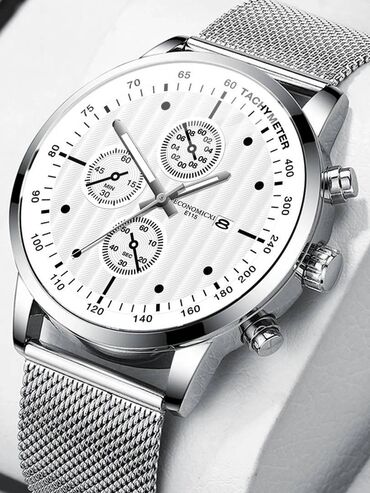 Personal Items: Akcija! ! Novo! Muški quartz moderan ručni sat sa datumom, mineralnim