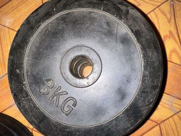 Ştanqlar və ştanq diskləri: Çəki: 80 kq, İşlənmiş — 3