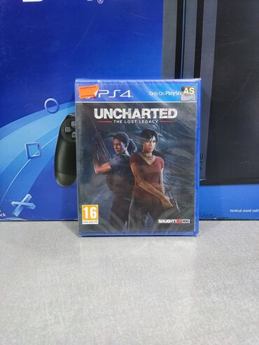 uncharted 4: Playstation 4 üçün uncharted the lost legacy oyun diski. Tam yeni