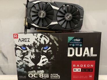 Видеокарты: Видеокарта, Asus, Radeon RX, 8 ГБ, Для ПК