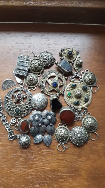 Bijuteriya dəstləri: Etno üslubda bəzək əşyaları dəsti – müxtəlif hissələr və asqılardan — 1