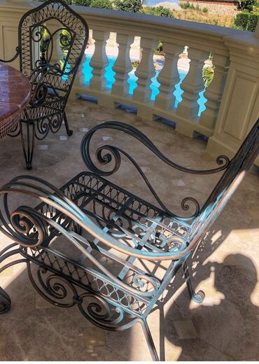 Bağ, çöl masa və oturacaq dəstləri: Yeni, Dördbucaq masa, Açılmayan, Stullar ilə, Metal, Azərbaycan -da lalafo.az — 5 Bağ, çöl masa və oturacaq dəstləri: Yeni, Dördbucaq masa, Açılmayan, Stullar ilə, Metal, Azərbaycan — 5