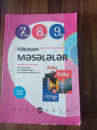 informatika 7 ci sinif dərslik pdf: Fizikadan məsələlər. 7, 8 və 9-cu sinif üçün. Murquzov, Abdurazaqov