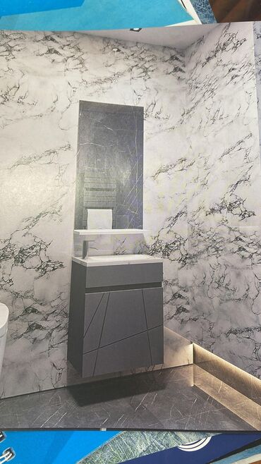 Moydadırlar: Hamam mebeli və lavabo dəstləri - Müasir dizayn: mərmər teksturalı -da lalafo.az — 11 Moydadırlar: Hamam mebeli və lavabo dəstləri - Müasir dizayn: mərmər teksturalı — 11