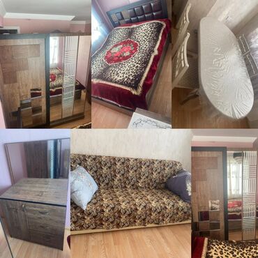 Masa və oturacaq dəstləri: Yataq dəsti,masa dəsti +divan satılır hamısı birlikdə cəmi 800₼. Əla