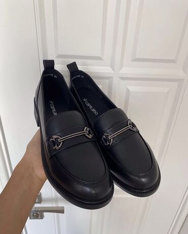 лоферы кожа: Лоферы, 39, Новый, цвет - Черный, Самовывоз, Платная доставка