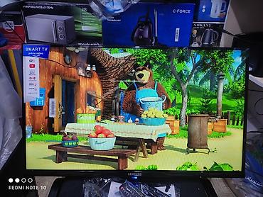 Телевизоры: Телевизор SAMSUNG 32 дюймовый 81 см диагональ с YouTube ресивер — 6