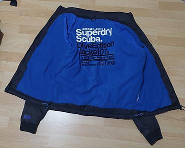 lil solid accessories: Superdry Scuba jakna – muški model - Boja: crna spolja, kobalt plava — 3