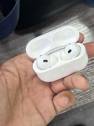 iphone 140 pro: Беспроводные вакуумные наушники, Apple, AirPods Pro 2, Б/у — 3