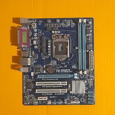 intel core 2: Материнская плата для ПК, Б/у, Gigabyte, LGA1155, Micro-ATX — 1