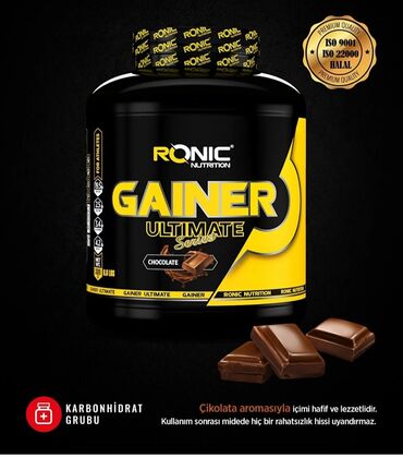 mass gainer qiymeti: Gainer Şokolad Aromatli. 3 kg