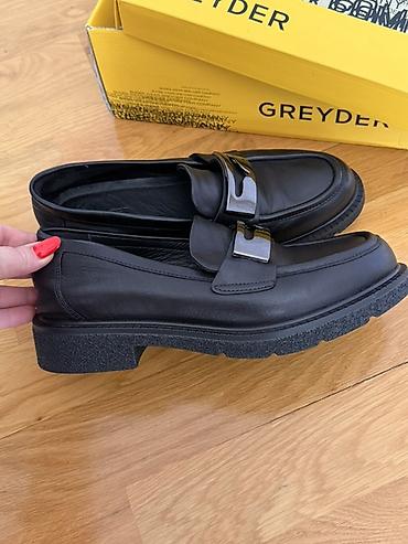 ley: GREYDER qadın loaferləri (1 dəfə geyinilib) - Model: klassik penny — 2