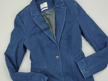 sukienki na wesele niebieska rozkloszowana: Women's blazer Clockhouse, L (EU 40), condition - Good