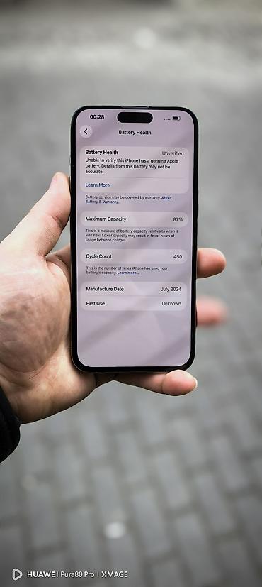 balaca iphone: IPhone 15 Pro Max, 256 GB, Natural Titanium, Sənədlərlə, Zəmanət, Face ID — 4