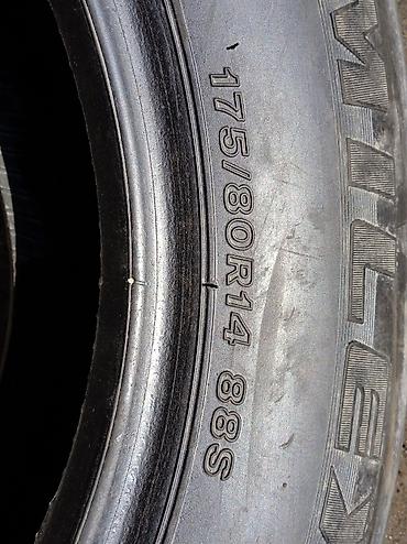 Шины: Шины 175 / 80 / R 14, Лето, Б/у, 1 шт, Легковые, Япония, Bridgestone — 3