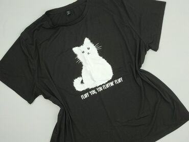 t shirty z flamingiem: Shein Curve, Women`s T-shirt, size 4XL
