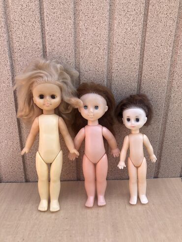 ������������������ ������������ ���������� ���� �������������������������� ������������ в Кыргызстан | Игрушки: Куклы СССР и ГДР
Размер : от 35 до 65 см