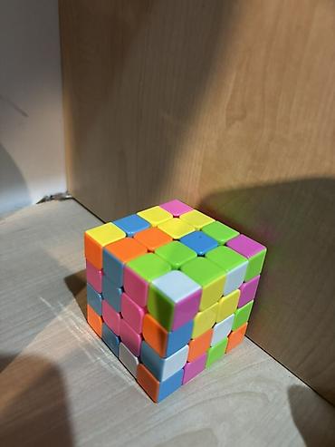 oyuncaqlar alemi: İki ədəd rəngarəng fırlanan puzzle kub dəsti. - Skewb kub: kvadrat — 3
