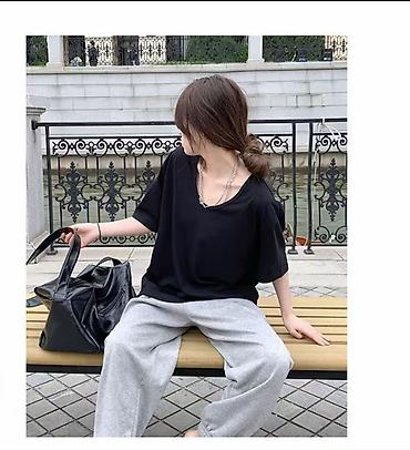 nike tech flecce: Футболка, Оверсайз, Китай, Б/у, L — 1