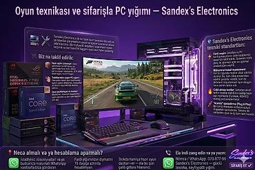 Masaüstü kompüterlər və komponentlər: .Oyun texnikası və sifarişlə PC yığımı — Sandex's Electronics 🚀 — 5