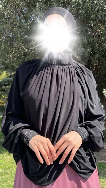 Hicab: Hicab paltarları. Panço, makaronka don, yupka dəst, anqorka geyim — 25