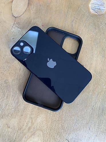 Apple iPhone: IPhone 14, Б/у, 128 ГБ, Midnight, Чехол — 1