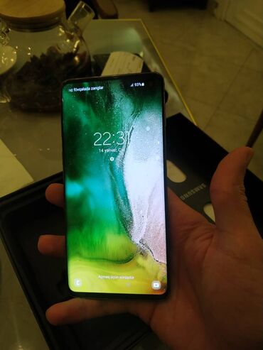 Samsung: Samsung Galaxy S10, rəng - Qara, Sensor, Barmaq izi, Simsiz şarj