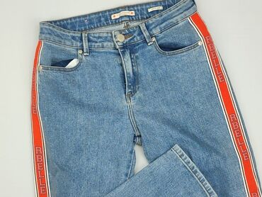 kurtka jeansowa ze ściągaczem: Jeans, 12 years, 146/152, condition - Good