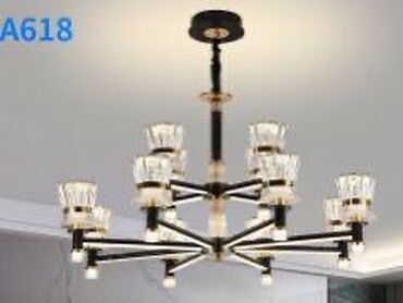 Люстры: Хрустальные подвесные люстры с LED-подсветкой - Эффектные — 71