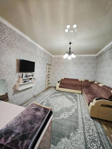 квартиры кок жаре: 1 бөлмө, 51 кв. м, Элитка, 12 кабат, Косметикалык ремонт