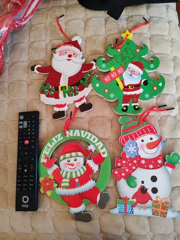 Praznična dekoracija: Set ukrasa, bоја - Šareno, Novo — 23