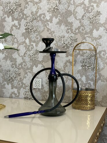 Gözəllik və sağlamlıq: Alpha Hookah firmasının, tünd göy rəngdə qelyanı ancag evde istifade