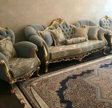 kreslo təmiri: Yeni, Divan, 2 kreslo, Bazalı, Açılan