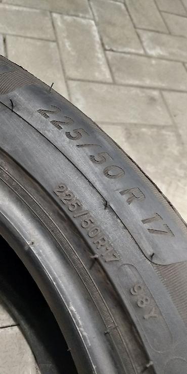 Шины: Шины 225 / 50 / R 17, Б/у, Комплект, Michelin — 6
