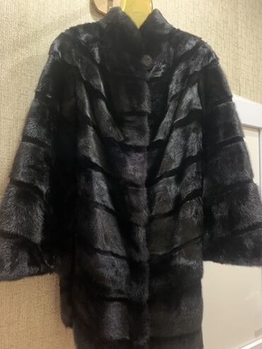 Pencəklər: Kürk, 2XL (EU 44), rəng - Qara