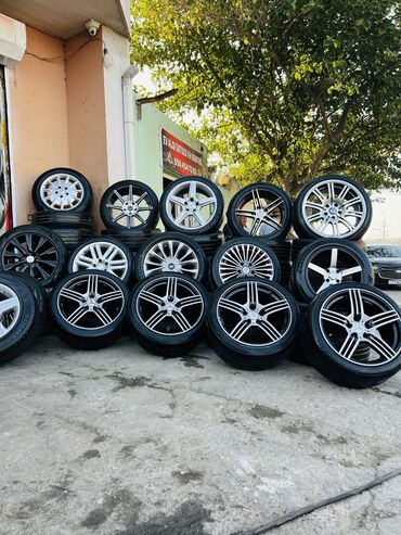 bmw 5 %D1%81%D0%B5%D1%80%D0%B8%D1%8F 530d steptronic: Disk təkər AMG R 18, 5 Boltlu