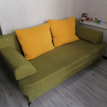 диван и кресла: Кресло-кровать, Для зала, Б/у