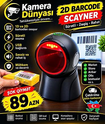 Masaüstü 2D barkod oxuyucu - 360° skan edən masaüstü model lalafo.az -da Masaüstü 2D barkod oxuyucu - 360° skan edən masaüstü model
