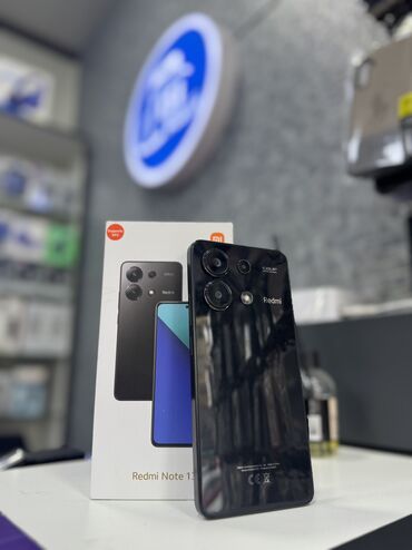 Xiaomi: Xiaomi Redmi Note 13, 256 GB, rəng - Qara, 
 Barmaq izi, Face ID