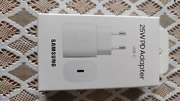 hile mobile: Samsung 25W PD Adapter (USB‑C) - Güc: 25W, Power Delivery (PD) — 1