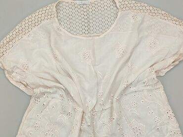 eleganckie bluzki ze ściągaczem na dole: Blouse, L (EU 40), condition - Good