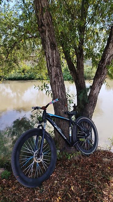 Velosiped – Velostrim MTB - Çərçivə: alüminium alaşımlı, qara-mavi