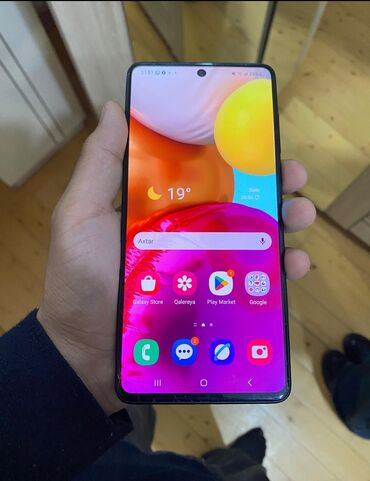 Qazanlar: Samsung Galaxy A71, rəng - Qara, Sensor