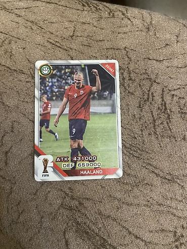 uno kartları: Məhsul: Futbol kolleksiya kartı – “HAALAND” Xüsusiyyətlər: - Dizayn — 1