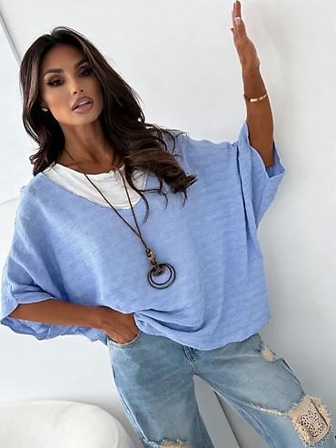 Bluze: 03. L. Bluza + ogrlica 2.600 dinara — 2