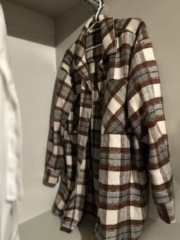 женские кофты для полных: Qadın/kişi üçün qalın flanel köynək-jaket (overshirt) tunik - Naxış