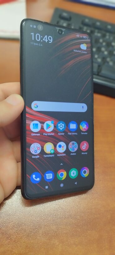 Poco: Poco X3 Pro, 256 GB, rəng - Qara, Sensor, Barmaq izi, Face ID